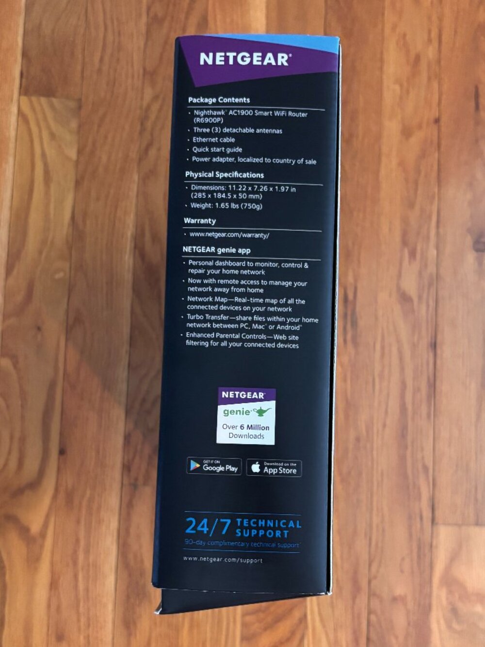 NETGEAR - Nighthawk AC1900 Smart WiFi Router (R6900P) - Picture 6 of 7